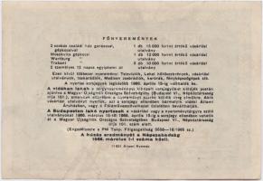 1967. "Magyar Újságírok Országos Szövetsége - Szerencse-Sorsjegy" 4Ft értékben T:II-