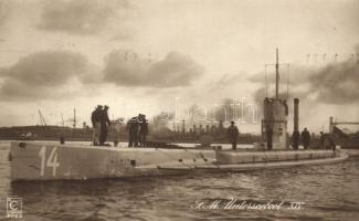 SM Unterseeboot XIV. (SM-U 14) / WWI  Austro-Hungarian Navy submarine