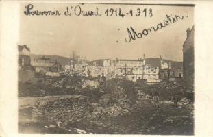Bitola, Monastir; WWI destroyed buildings, photo (EK)