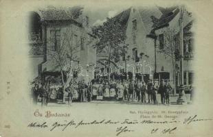 1898 Budapest I. Ős Budavár, Szent György tér (EM)