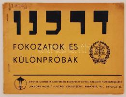1915 Bp., Fokozatok és különpróbák, a A Magyar Cionista Szövetség által kiadott kiadvány