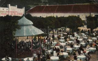 Trencsénteplic, koncert a Grand Hotelnél, Wertheim Zsigmond kiadása / concert, hotel (EK)