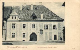 Kolozsvár, Mátyás király születési háza / birth house of Matthias Corvinus (EK)