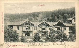 Stószfürdő, Hungária szálló, kiadja Wlaszlovits Gusztáv / hotel