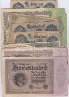 Németország 1906-1948. 20db vegyes bankjegy T:vegyes Germany 1906-1948. 20pcs of mixed banknotes C:mixed
