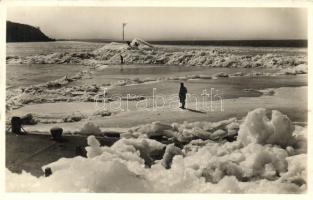 Balaton, jégzajlás