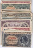 30db vegyes, magyar pengő bankjegy T:vegyes