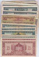 30db vegyes, magyar pengő bankjegy T:vegyes