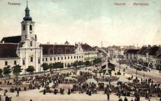 Pozsony, Vásártér, / market place (b)