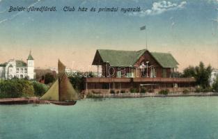 Balatonfüred, Klubház, prímási nyaraló, Divald És Monostory (b)