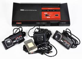 Sega master system számítógépes játékkonzol eredeti dobozában