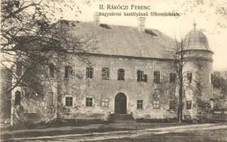 Nagysáros, II. Rákóczi Ferenc kastély, főhomlokzat; Divald / castle