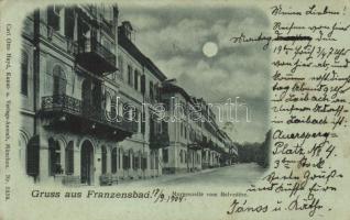 Frantiskovy Lazne, Franzensbad; Morgenzeile vom Belvedere, Nr. 5859. (EK)