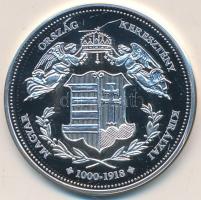 DN "Magyarország Keresztény Királyai / I. Ferenc József" Ag emlékérem (20,2g/0.333/38,36mm...