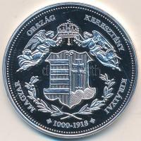 DN "Magyarország Keresztény Királyai / I. Szent László" Ag emlékérem (20,2g/0.333/38,36mm)...