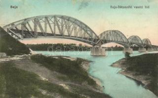 Baja-Bátaszéki vasúti híd, Wurmfeld Gyula kiadása