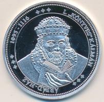 DN "Magyarország Keresztény Királyai / I. "Könyves" Kálmán" Ag emlékérem (20,2g/0.333/38,36mm) T:PP