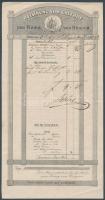 1854 "A Magyar Királyhoz" fogadó díszes fejléces számlája / 1854 "Rechnung vom Gasthof zum König von Ungarn", invoice