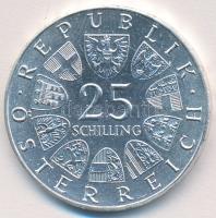Ausztria 1964. 25Sch Ag "Franz Grillparzer" T:2 Austria 1964. 25 Schilling Ag "Franz Grillparzer" C:XF