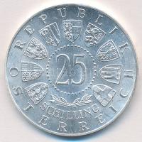 Ausztria 1961. 25Sch Ag "40 éves Burgenland" T:2 Austria 1961. 25 Schilling Ag "40th Anniversary Burgenland" C:XF