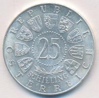 Ausztria 1958. 25Sch Ag "Carl Auer von Welsbach" T:2 Austria 1958. 25 Schilling Ag "Carl Auer von Welsbach" C:XF