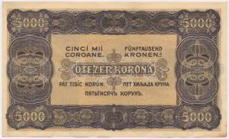 1923. 5000K nyomdahely jelöléssel T:I- (apró sarokhajtás)