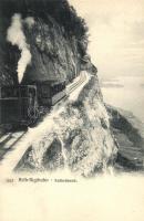 Rigibahn, Rigi Railways, Kräbelwand, steam engine