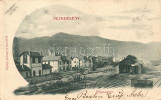 Petrozsény, Pályaudvar; Joánovits és Sternád kiadása / railway station (EK)