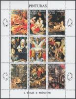 1995 Rubens festmények kisív Mi 1606-1614 + blokk 340