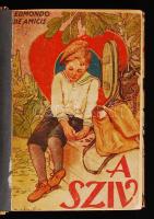 Edmondo de Amicis: A szív. Egy iskolásfiú naplója I. kötet. Bp., Tolnai Nyomdai Műintézet és Kiadóvállalat R.T. Kartonált kötés, kopottas állapotban.