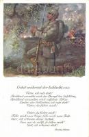 Első világháborús német katonai kárty, ima s: J. Durst, WWI German military card, pray s: J. Durst