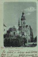 Kosice, cathedral, Kassa, dóm, kiadja Selmeczi B. és társa