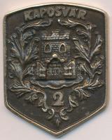 DN "Emlékül a Magyar Honvédség 2. gépesített hadosztály parancsnokától" Br plakett tokban ...