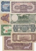 Kína főleg 1930-40-es évek 28 db bankjegy, néhány duplával T:1,2,3+