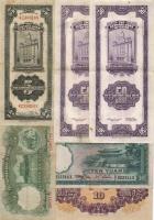 Kína főleg 1930-40-es évek 28 db bankjegy, néhány duplával T:1,2,3+