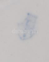 Zsolnay kézzel festett labdázó kisfiú, hibátlan jelzett, m: 11 cm