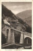 Oravicabánya, Aninaer Viadukt, vasúti híd / railway bridge, viaduct (EK)