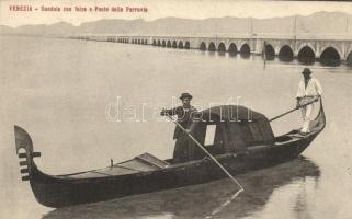 Venice, Venezia, gondola, railway bridge (fa)