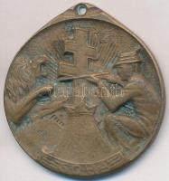 Füsti Molnár Béla 1944. "SOHA" irredenta Br érem füllel (42mm) T:2-