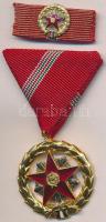 1964. "Kiváló Szolgálatért Érdemrend" aranyozott, zománcozott Br kitüntetés mellszalagon, ...