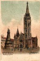 Budapest I. Mátyás templom litho (EK)