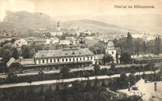 Rózsahegy, Ruzomberok; vasútállomás / railway station (fa)