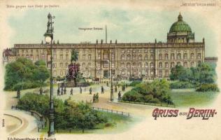 Berlin, Königliches Schloss, Meteor No. 209. hold to light litho (EK)