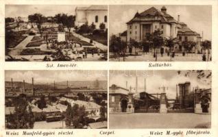 Budapest XXI. Csepel, Weisz Manfréd gyár, Szent Imre tér, Kultúrház