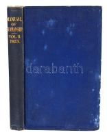 Manual of Seamanship. Vol. II. London, 1923, His Majesty's Stationery Office. Sok képpel és illusztrációval. Kopott vászonkötésben, egyébként jó állapotban.