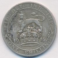 Nagy-Britannia 1916. 1Sh Ag "V. György" T:2- Great Britain 1916. 1 Shilling Ag "George V" C:VF