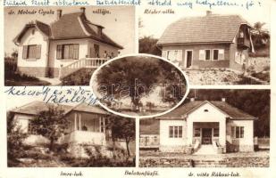 Balatonfűzfő, Dr. Molnár Gyula villája, Rézler-villa, Imre-lak, Dr. vitéz Rákosi-lak