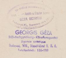 cca 1925-1930 Smirnova & Tripolitoff, orosz táncosok, akrobaták, Georgis Géza Művészügynökség, f...