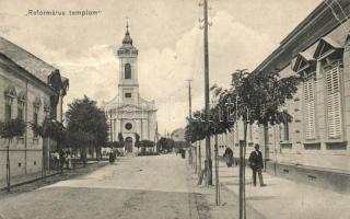 Arad, Deák Ferenc utca, Református templom / street, Calvinist church (fa)