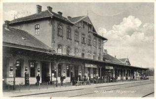 Kecskemét, pályaudvar, vasútállomás, étterem (fa)